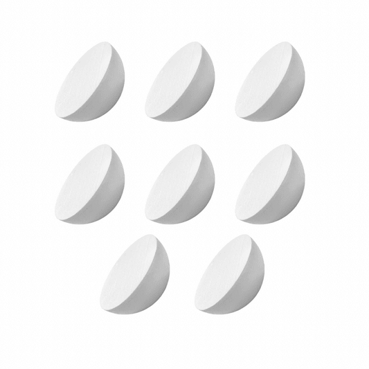 A&T Half Ball Foam Pack 8 PCS Large Size 5 cm || انصاف كرات فلين اي اند تي ٨ حبة حجم ٥ سم كبير - مكتبة اكسبريس الكويت