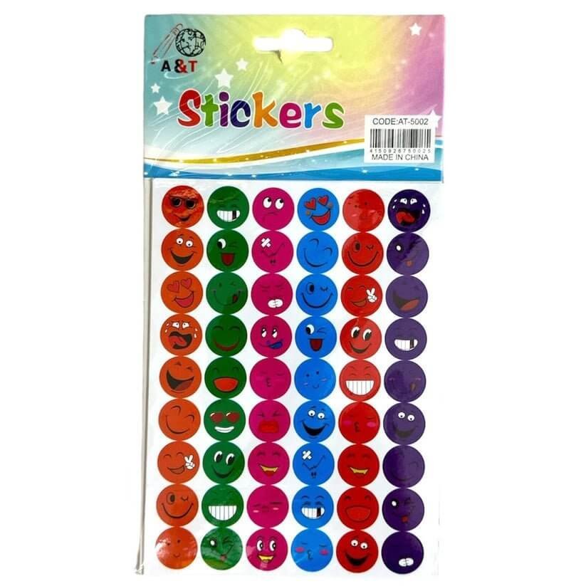 A&T Stickers Emoji Colored || ستيكرز اي اند تي ايموجي ملون - مكتبة اكسبريس الكويت