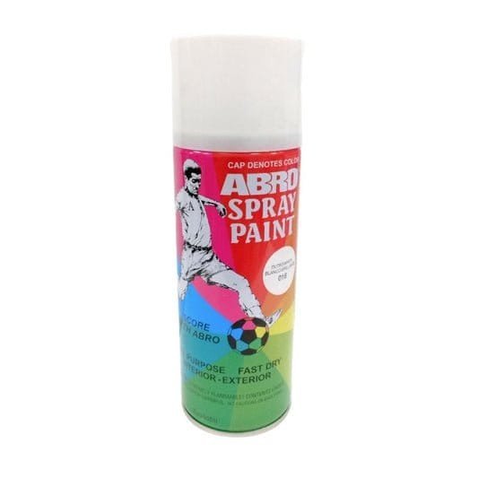 Abro Spray Paint Brilliant White || دهان صبغ رش سبراي ابرو ابيض لامع - مكتبة اكسبريس الكويت