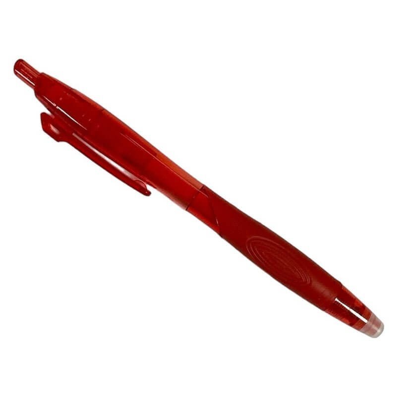 &T Erasable Click Pen || قلم حبر ماسح كبس اي اند تي احمر - مكتبة اكسبريس الكويت