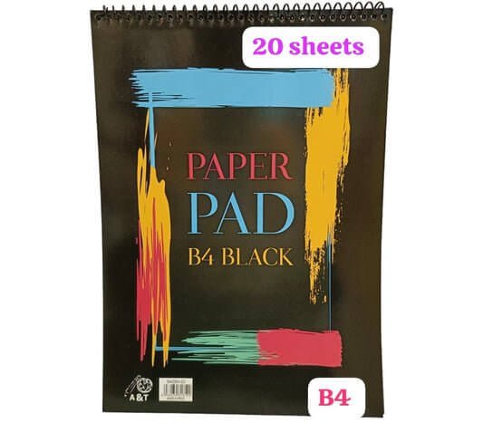 ايه اند تي ورق حلزوني مقاس B4 مقاس 20 ورقة - مكتبة اكسبريس الكويت