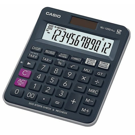 Casio MJ - 120D Plus Calculator || MJ - 120D Plus اله حاسبه كاسيو - مكتبة اكسبريس الكويت