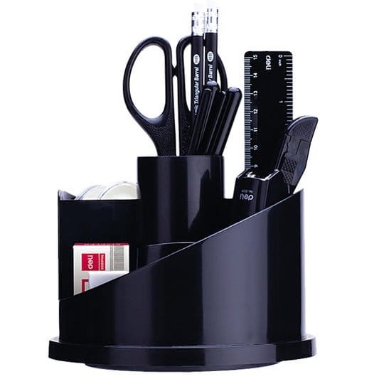 Deli Rotary Desk Organizer || ستاند ديلي المنظم لادوات المكتب - مكتبة اكسبريس الكويت