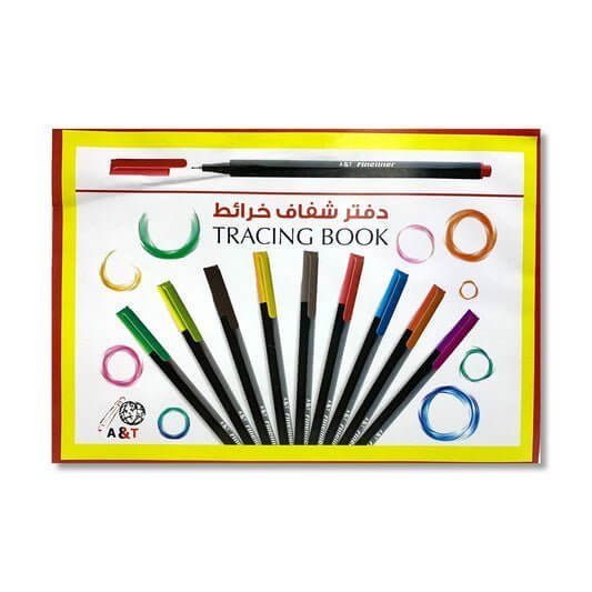 دفتر شفاف اي اند تي مقاس اي فور - مكتبة اكسبريس الكويت
