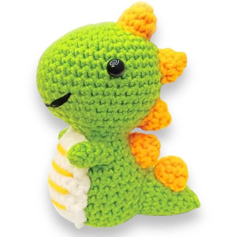 Dinosaur Crochet Package with Turorial || مجموعة كروشيه مع فيديو توضيحي شكل ديناصور - مكتبة اكسبريس الكويت