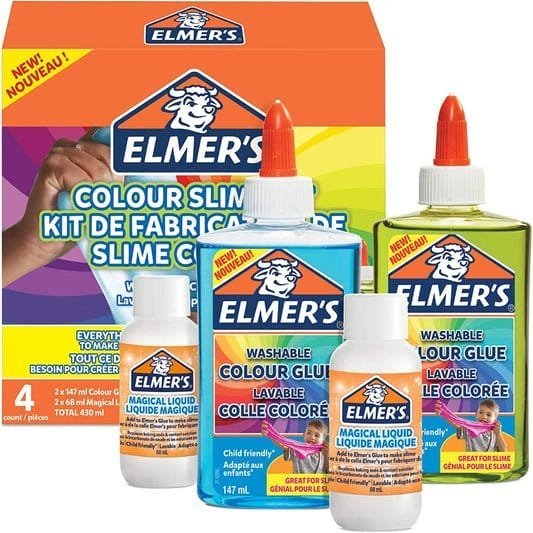 Elmer's Colour Slime Kit || مجموعة صناعة السلايم ماركة المرز - مكتبة اكسبريس الكويت