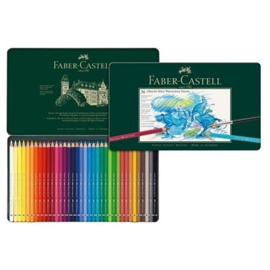 faber castell albrecht durer watercolour pencils 36 || الوان فيبر كاستل خشبيه مائية 36 لون - مكتبة اكسبريس الكويت