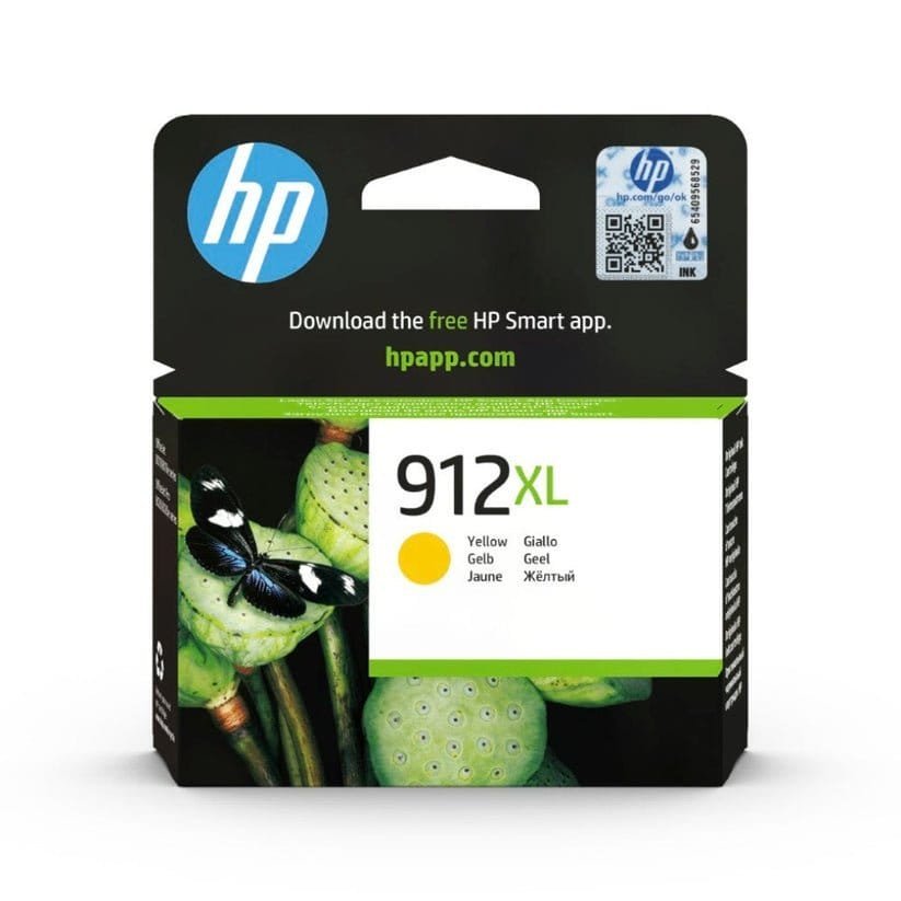 حبر طابعة اتش بي 912 XL اصفر - مكتبة اكسبريس الكويت