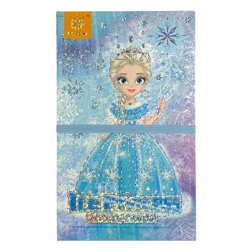 Ice Princess Coloring Set Girls || مجموعة التلوين الاميرة الثلجية للاطفال - مكتبة اكسبريس الكويت