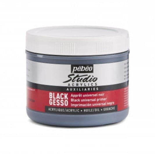 Pebeo Universal Primer Gesso 500 ml || جيسو بيبيو اسود 500 مل - مكتبة اكسبريس الكويت