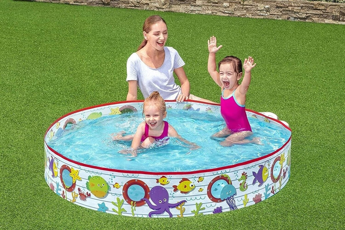 حوض سباحة صلب عالم البحار للأطفال – Bestway Fill N Fun Ocean