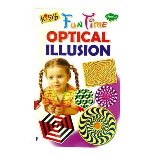 Sawan Kids Fun Time Optical Illusion || دفتر نشاطات الاطفال انجليزي الخدع البصرية - مكتبة اكسبريس الكويت