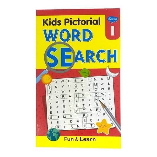 Sawan Kids Pictoral Word Search 1 || دفتر نشاطات الاطفال الغاز الكلمات ١ - مكتبة اكسبريس الكويت
