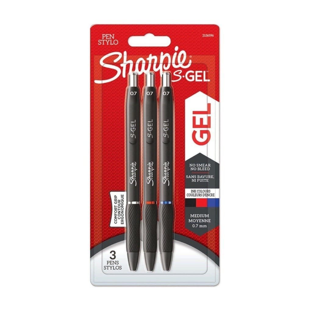 Sharpie S - Gel Pen Set 3 Colors || مجموعة اقلام حبر شاربي ٣ الوان - مكتبة اكسبريس الكويت
