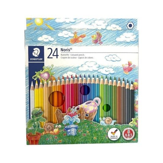 Staedtler Noris 24 Colored Pencils || الوان خشبية ستدلر نوريس ٢٤ لون - مكتبة اكسبريس الكويت