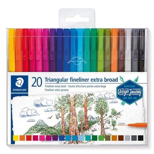 STAEDTLER triplus Broadliner "Design Journey" case of 20 - مكتبة اكسبريس الكويت