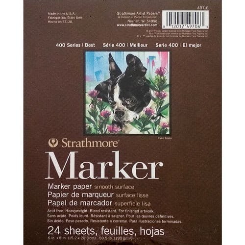 Strathmore marker paper || دفتر ورق رسم ماركر - مكتبة اكسبريس الكويت