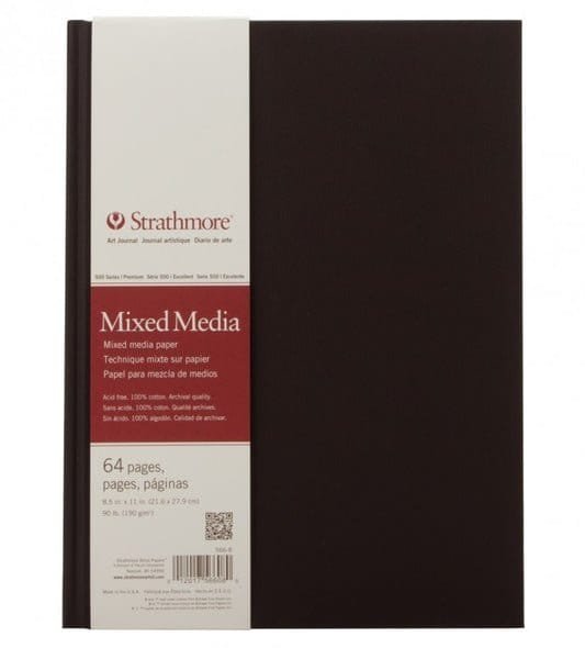 Strathmore Mixed Media A4 Size || A4 دفتر ستراثمور ميكس ميديا حجم - مكتبة اكسبريس الكويت