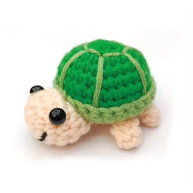 Turtle Crochet Package with Turorial || مجموعة كروشيه مع فيديو توضيحي شكل سلحفاة - مكتبة اكسبريس الكويت