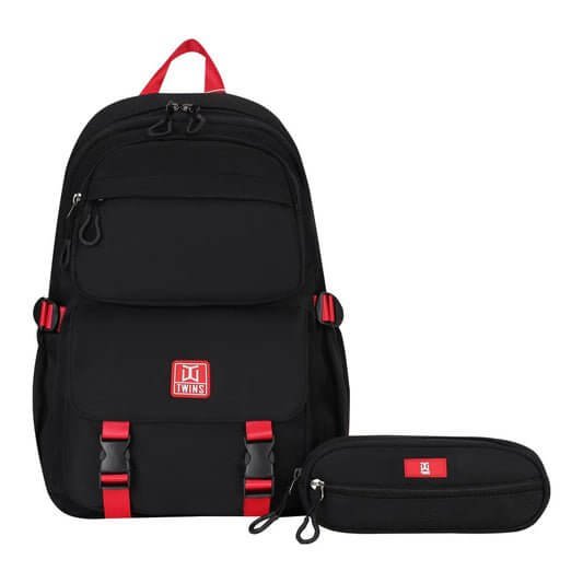 Twins Back to School Backpack Set 2 Pcs 17 || مجموعة العودة الى المدرسة توينز ٢ قطعة جنطة ظهر و مقلمة 17 - مكتبة اكسبريس الكويت