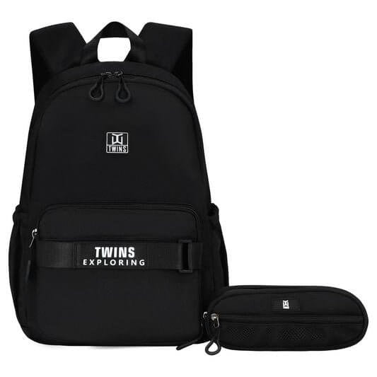 Twins Back to School Backpack Set 2 Pcs 21 || مجموعة العودة الى المدرسة توينز ٢ قطعة جنطة ظهر و مقلمة 21 - مكتبة اكسبريس الكويت