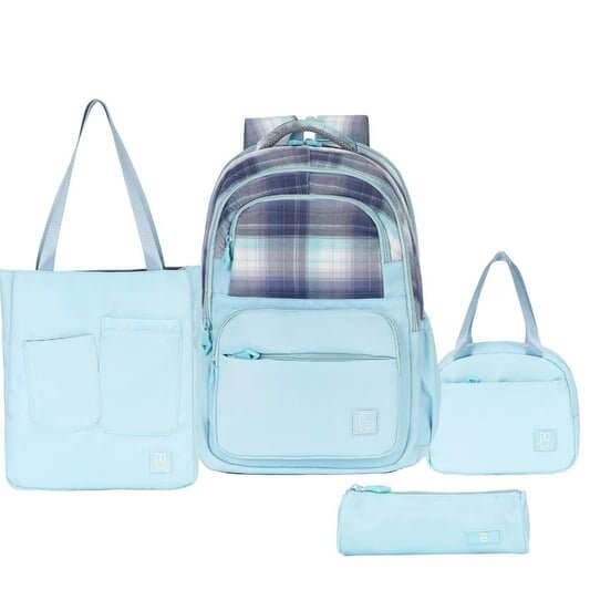 Twins Back to School Backpack Set 4 Pcs || مجموعة العودة الى المدرسة طقم ٤ قطع جنطة طهر و مقلمة و شنطة اكل و حقيبة رياضة 19 - مكتبة اكسبريس الكويت