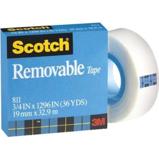 3M Scotch Removable Tape || سكوتش تيب ريموفابل - مكتبة اكسبريس الكويت