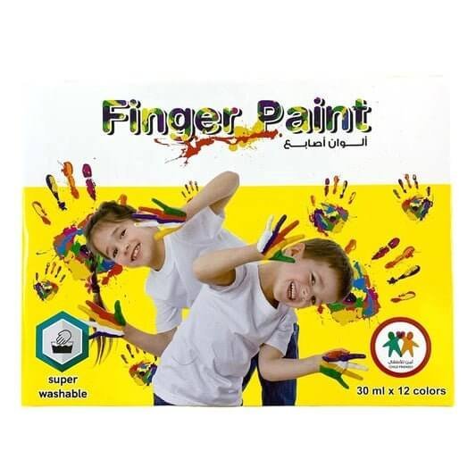 A&amp;T Color Me Finger Paint 12 Colors || الوان اصابع كولور مي ١٢ لون - مكتبة اكسبريس الكويت