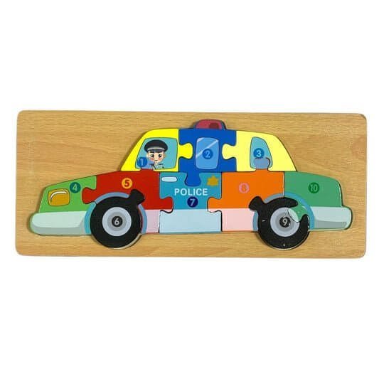 A&amp;T Puzzle Police Car || بازل اي اند تي سيارة الشرطة - مكتبة اكسبريس الكويت