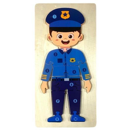 A&amp;T Puzzle Police Man || بازل اي اند تي الشرطي - مكتبة اكسبريس الكويت