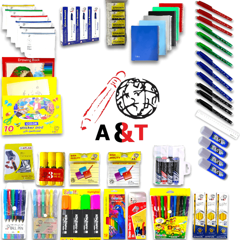 A&amp;T Stationery Offer 60 Pcs || عرض القرطاسية من اي اند تي ٦٠ قطعة - مكتبة اكسبريس الكويت