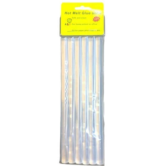 A&amp;T Thick Hot Melt Glue Set 6 pcs || سيليكون شمع كبير اي اند تي حجم كبير ٦ حبة - مكتبة اكسبريس الكويت