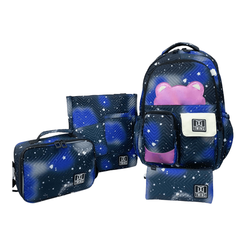 A&amp;T Twins Back to School Set 4 Pcs Model 14 || مجموعة توينز اي اند تي للعودة الى المدرسة مودل ١٤ - مكتبة اكسبريس الكويت
