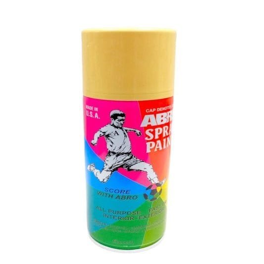 Abro Spray Paint Matt Yellow || دهان صبغ رش سبراي ابرو⁩ اصفر مطفي - مكتبة اكسبريس الكويت