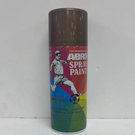 Abro Spray Paint Metallic Gold || دهان صبغ رش سبراي ابرو⁩ ذهبي لامع - مكتبة اكسبريس الكويت