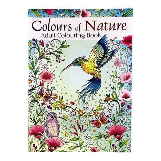 Adult Coloring Book Colors of Nature || دفتر تلوين للكبار الوان الطبيعة - مكتبة اكسبريس الكويت