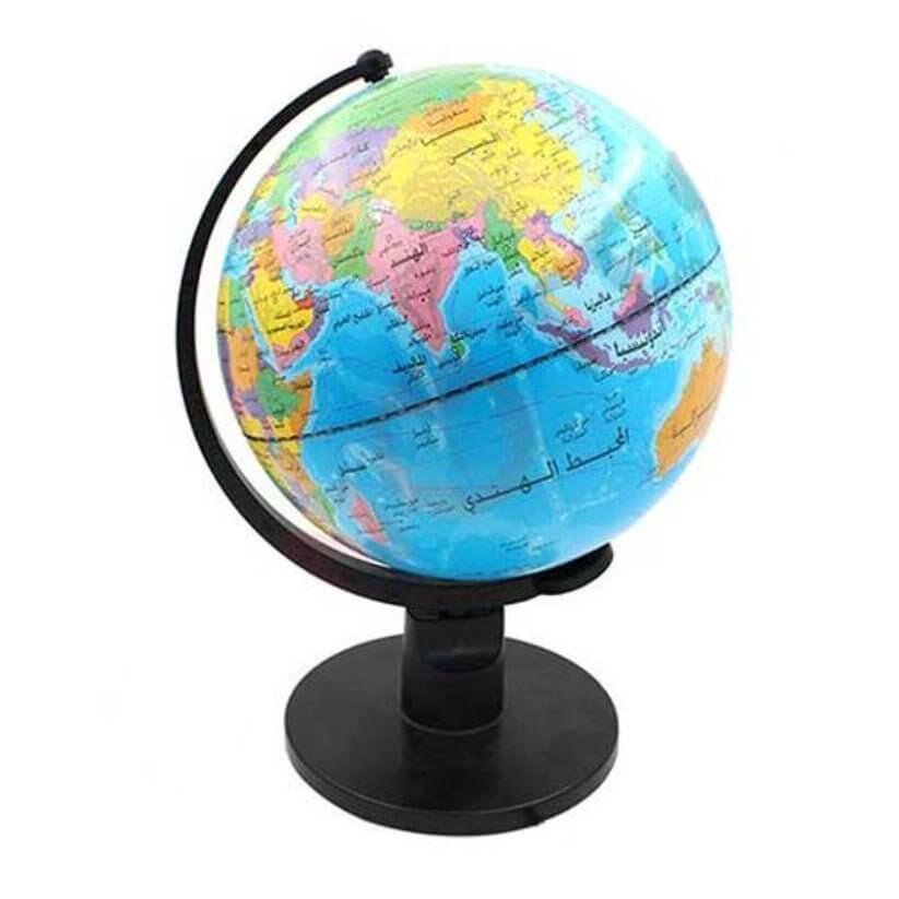 الكرة الأرضية 🌍١٤ سم - مكتبة اكسبريس الكويت