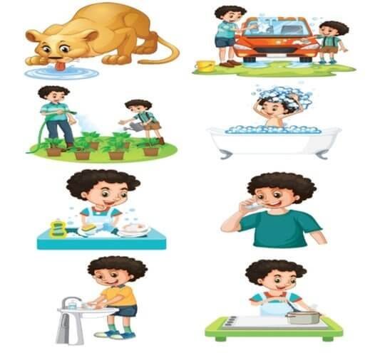 استراتيجيات و العاب سبورة استخدامات الماء - مكتبة اكسبريس الكويت