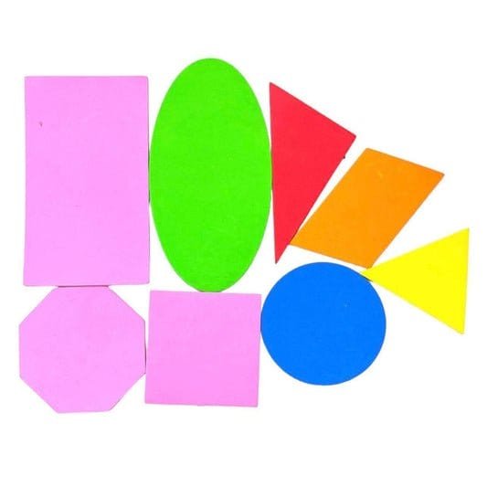A&T Magnetic Foam geometric Frames Small Size || براويز اشكال هندسية مغناطيسية فوم للوايت بورد حجم صغير - مكتبة اكسبريس الكويت