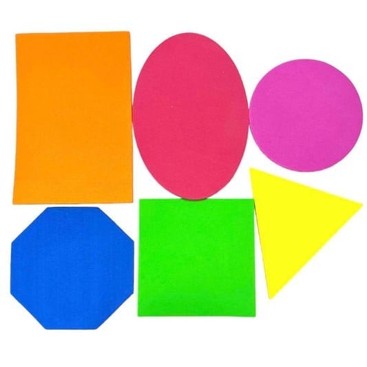A&T Magnetic Foam geometric Frames Small Size || براويز اشكال هندسية مغناطيسية فوم للوايت بورد حجم صغير - مكتبة اكسبريس الكويت