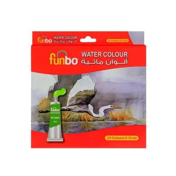 Basque Water Paint 6 Colors 25 ml || الوان مائية باسك ٦ لون حجم ٢٥ مل - مكتبة اكسبريس الكويت