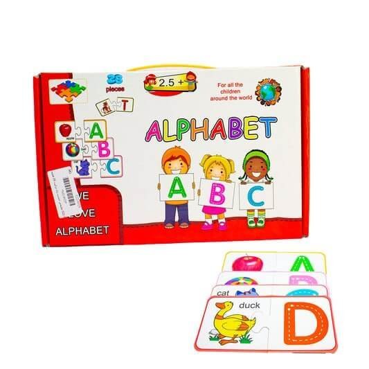 بازل العباقرة للأطفآل حروف الهجاء الانجليزية - مكتبة اكسبريس الكويت
