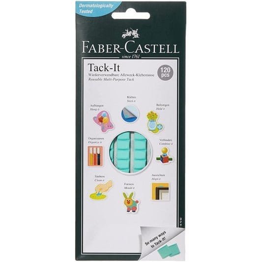 Blue Tack Faber Castell 120 Pcs || بلو تاك فيبر كاستل ١٢٠ قطعة - مكتبة اكسبريس الكويت