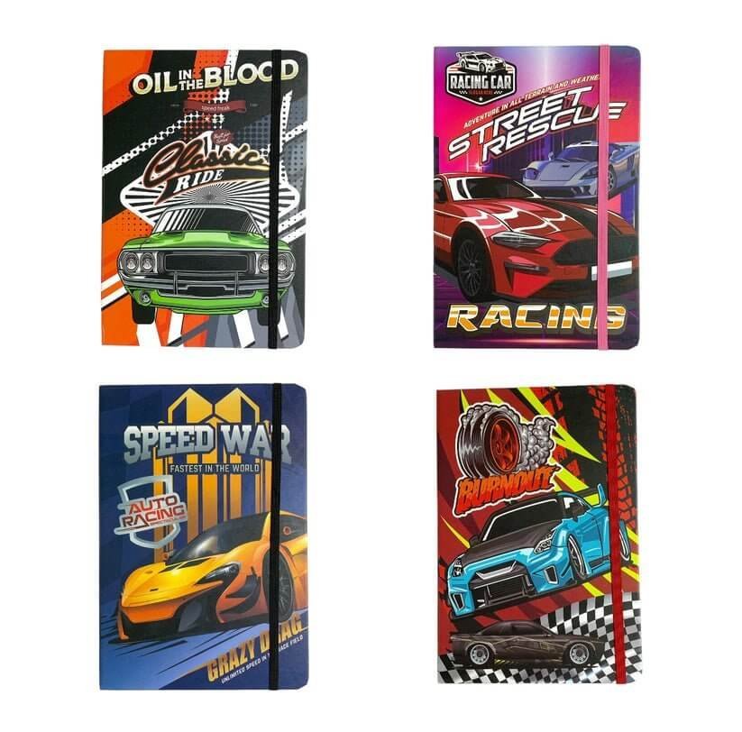 Cars Printed Notebook 20 x 15 Assorted Models || دفتر مطبوع حجم ١٥*٢٠ موديلات مختلفة السيارات - مكتبة اكسبريس الكويت