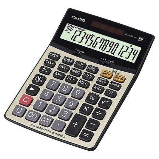 Casio DJ - 240D Calculator - مكتبة اكسبريس الكويت