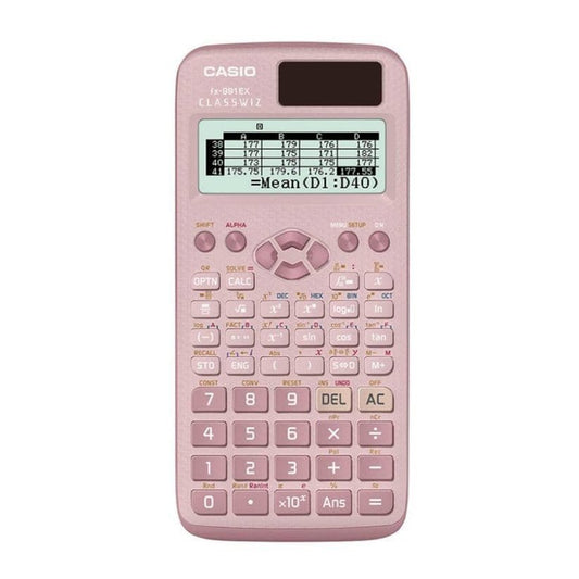 casio fx 991 ex plus pkاله حاسبة كاسيو ٩٩١ العلمية لون وردي - مكتبة اكسبريس الكويت