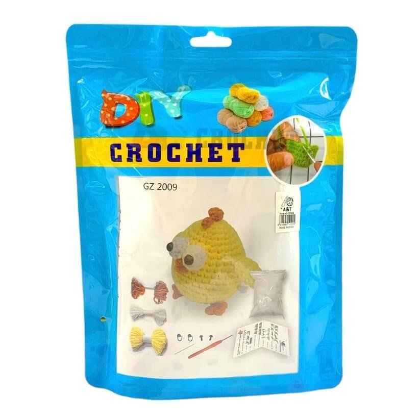 Chick Crochet Package with Turorial || مجموعة كروشيه مع فيديو توضيحي شكل كتكوت - مكتبة اكسبريس الكويت