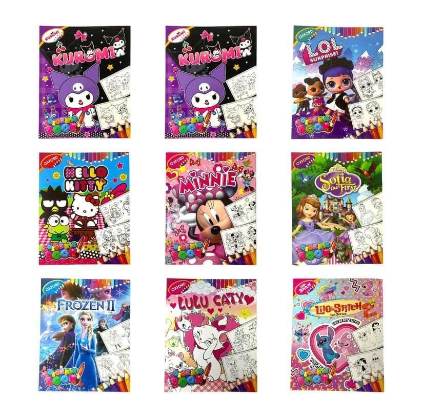 Coloring Book Girls Assorted Models || دفاتر تلوين بناتية موديلات متنوعة - مكتبة اكسبريس الكويت