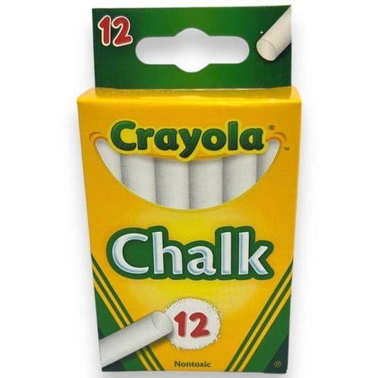 Crayola Chalk Pack of 12 || طباشير كرايولا 12 حبة - مكتبة اكسبريس الكويت