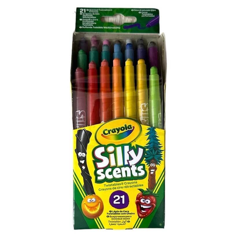 Crayola Silly Scents Twistables Crayons 21 Colors || الوان شمعية كرايولا تويست معطرة ٢١ لون - مكتبة اكسبريس الكويت